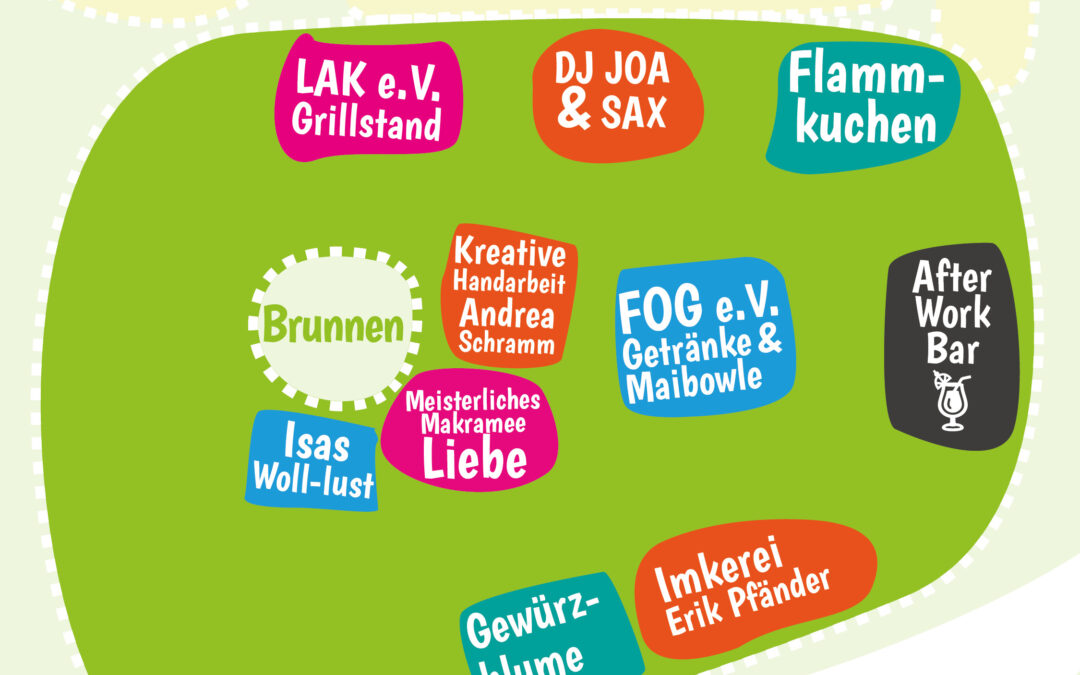 Standplan: Markt in den Mai Am 30. April