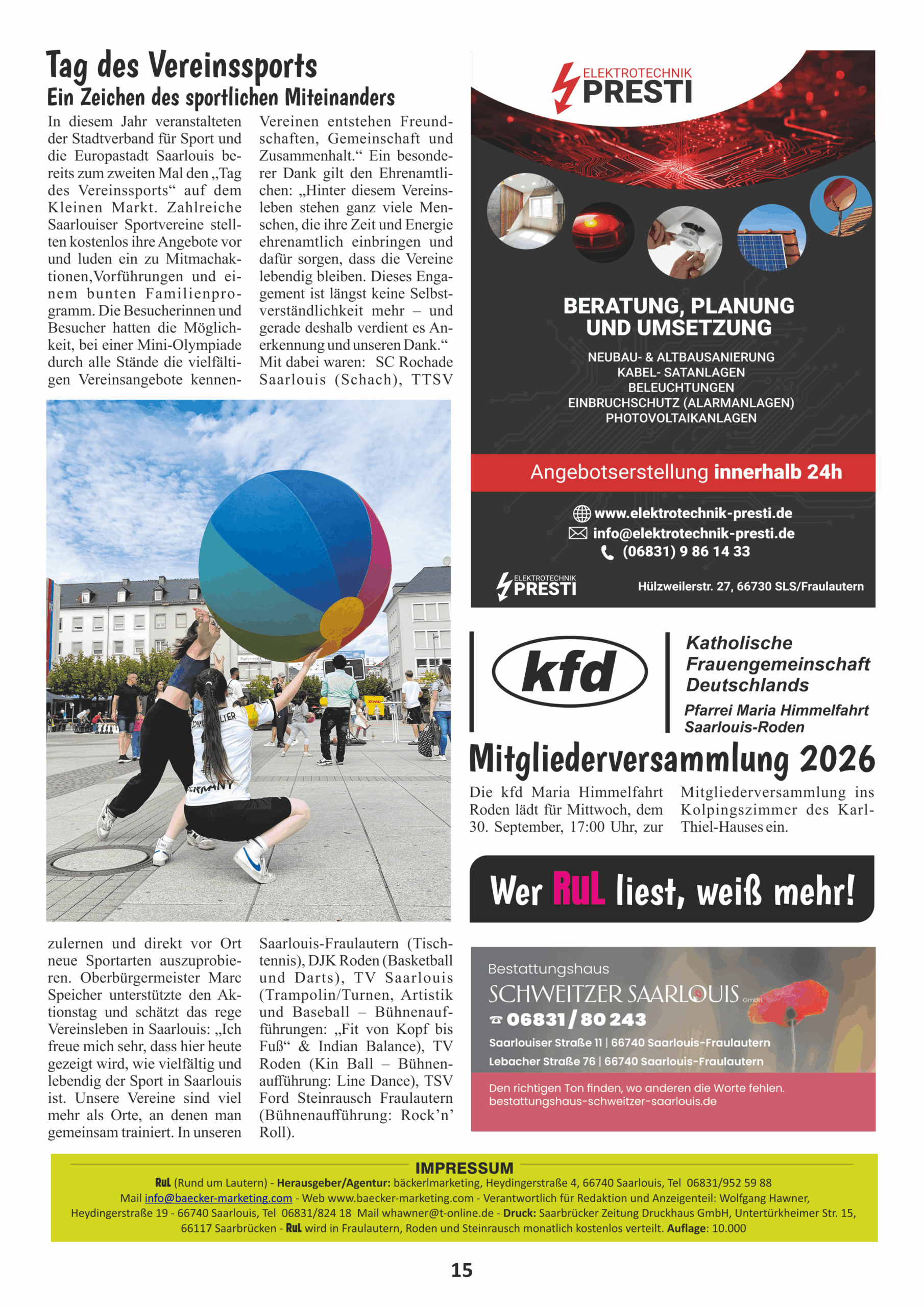 RuL Nr. 239, September 2026 – Seite 15