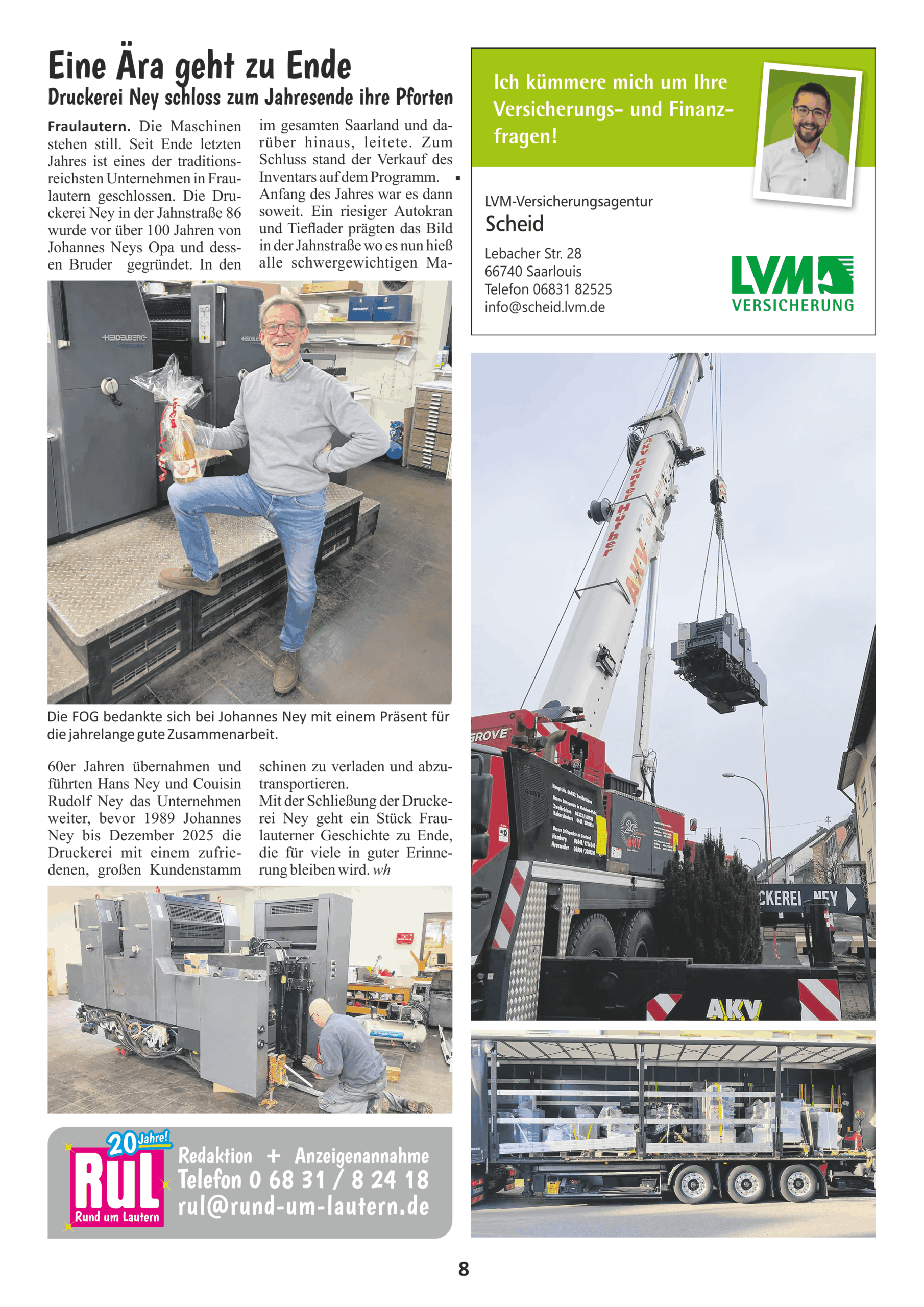 RuL Nr. 239, September 2026 – Seite 8